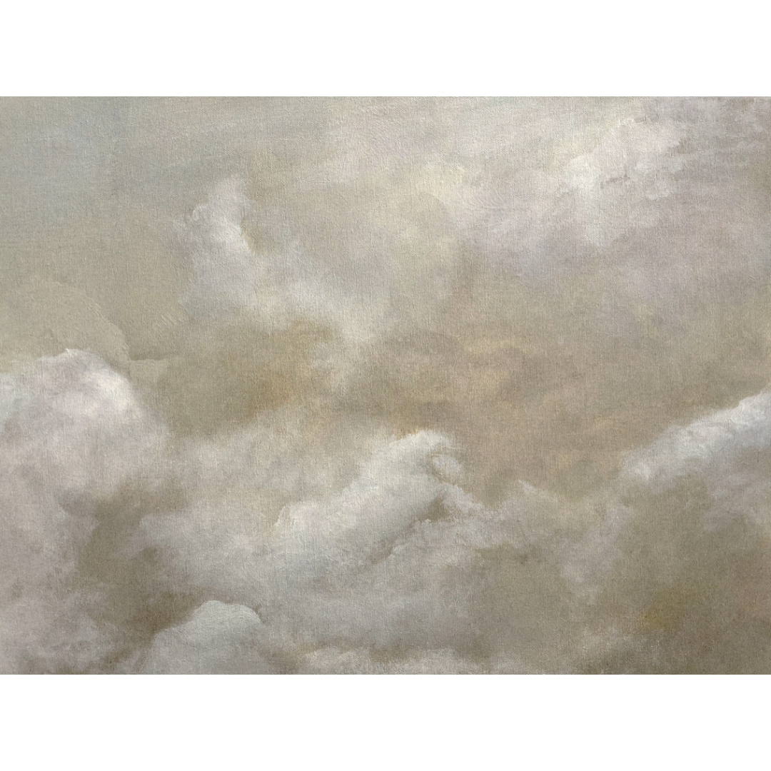 Cloud Framed Printed Canvas