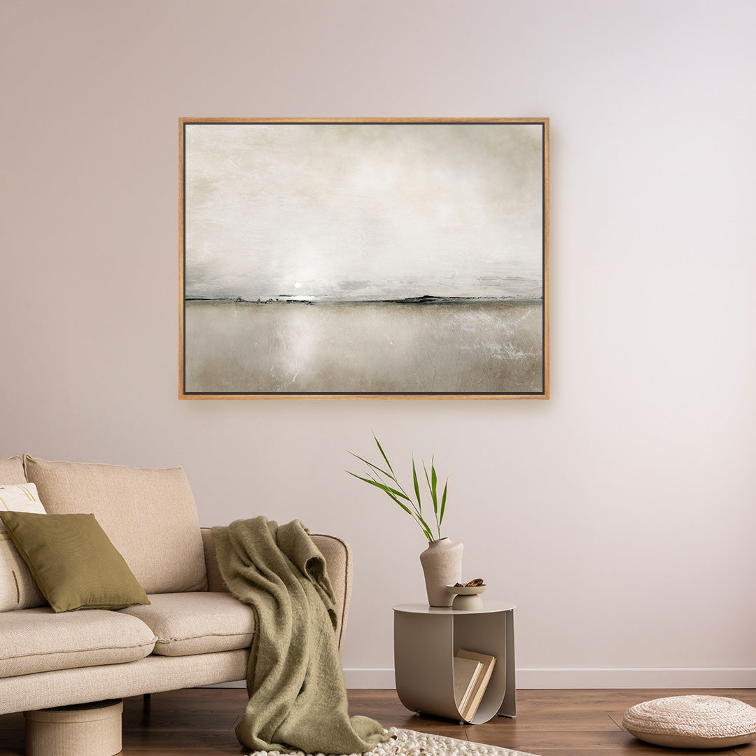 Sunlight Bay Framed Printed Canvas