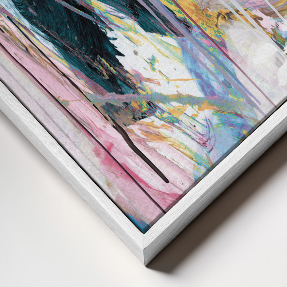 Statement No2 Portrait Framed Printed Canvas - Mala Art Co.