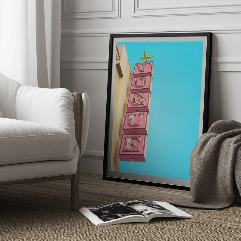 Vogue Hollywood Sign Print