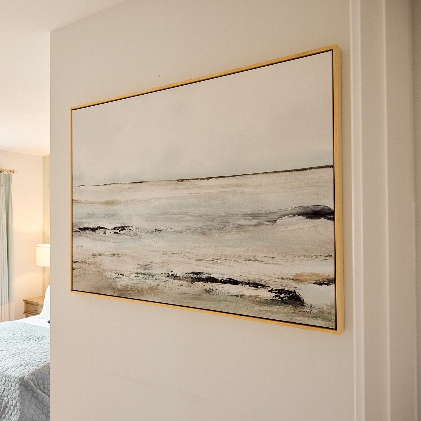 Sandybay Framed Printed Canvas - Mala Art Co.