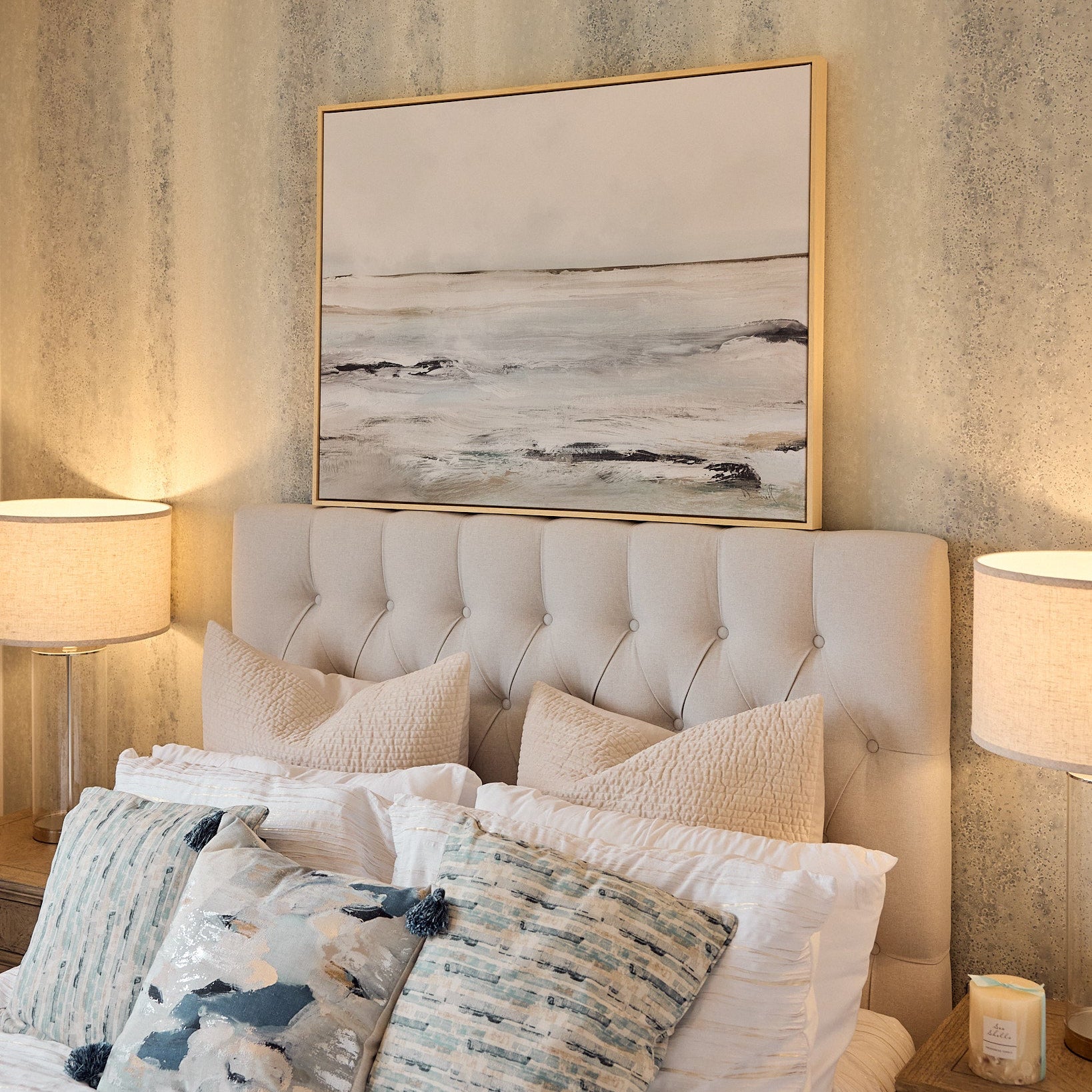 Sandybay Framed Printed Canvas - Mala Art Co.