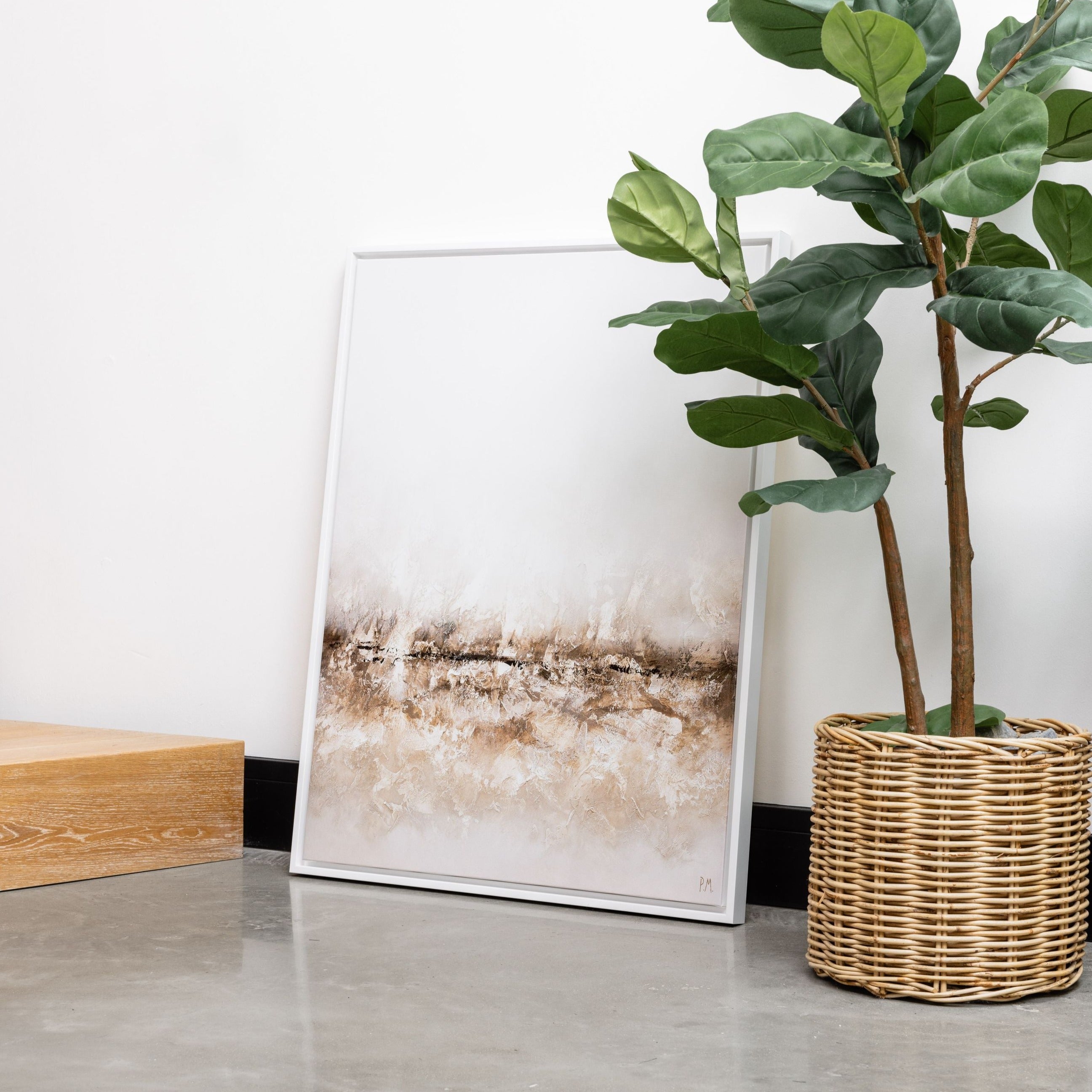 Terres Portrait Framed Printed Canvas - Mala Art Co.