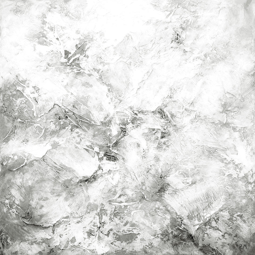 Luna Square Framed Printed Canvas - Mala Art Co.