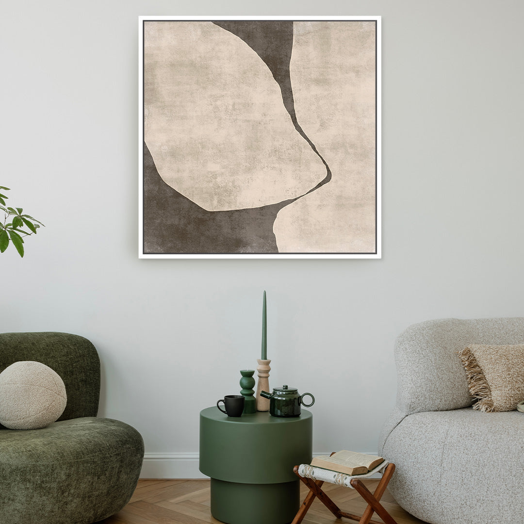 Gigi I Square Framed Printed Canvas - Mala Art Co.
