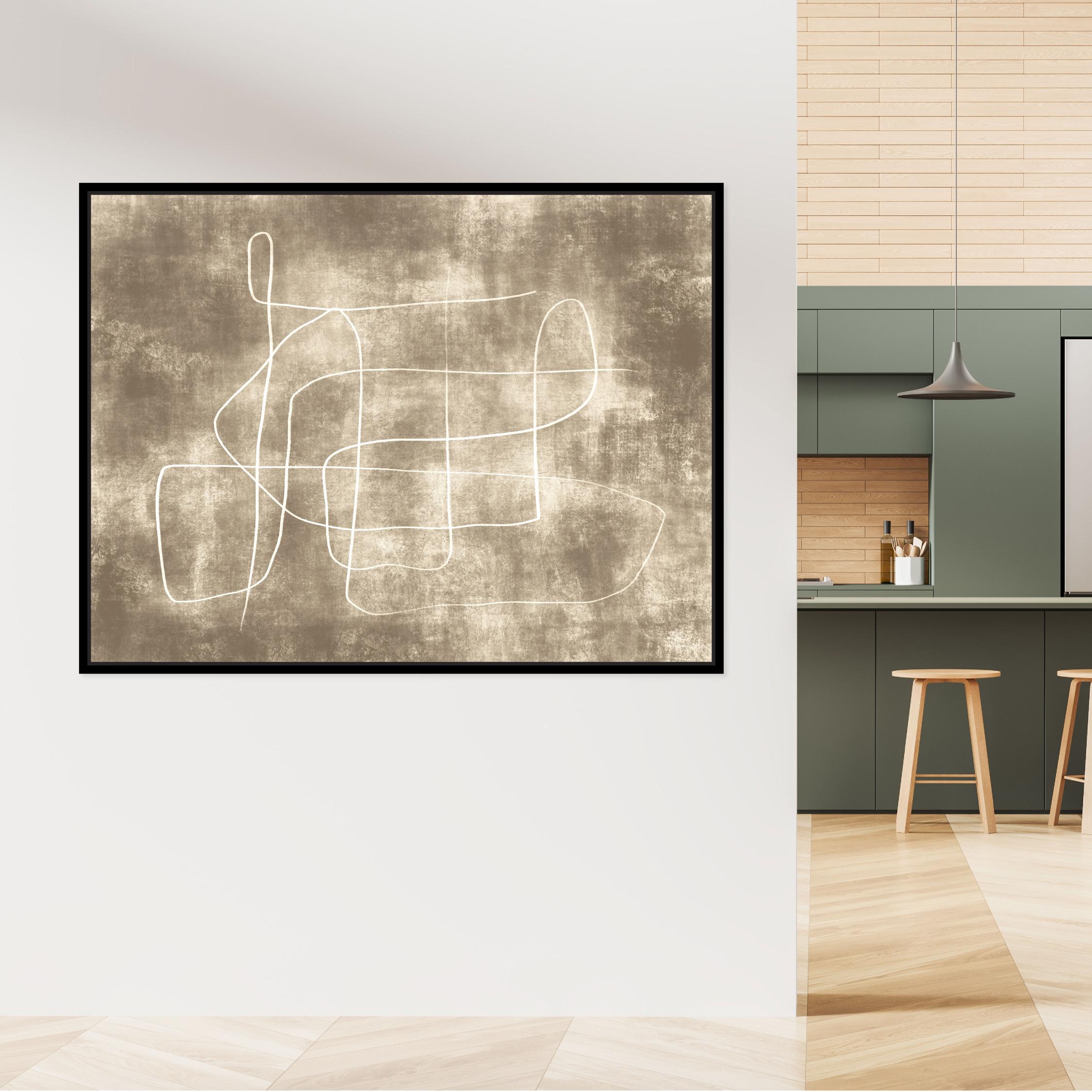 Symphony Landscape Framed Printed Canvas - Mala Art Co.