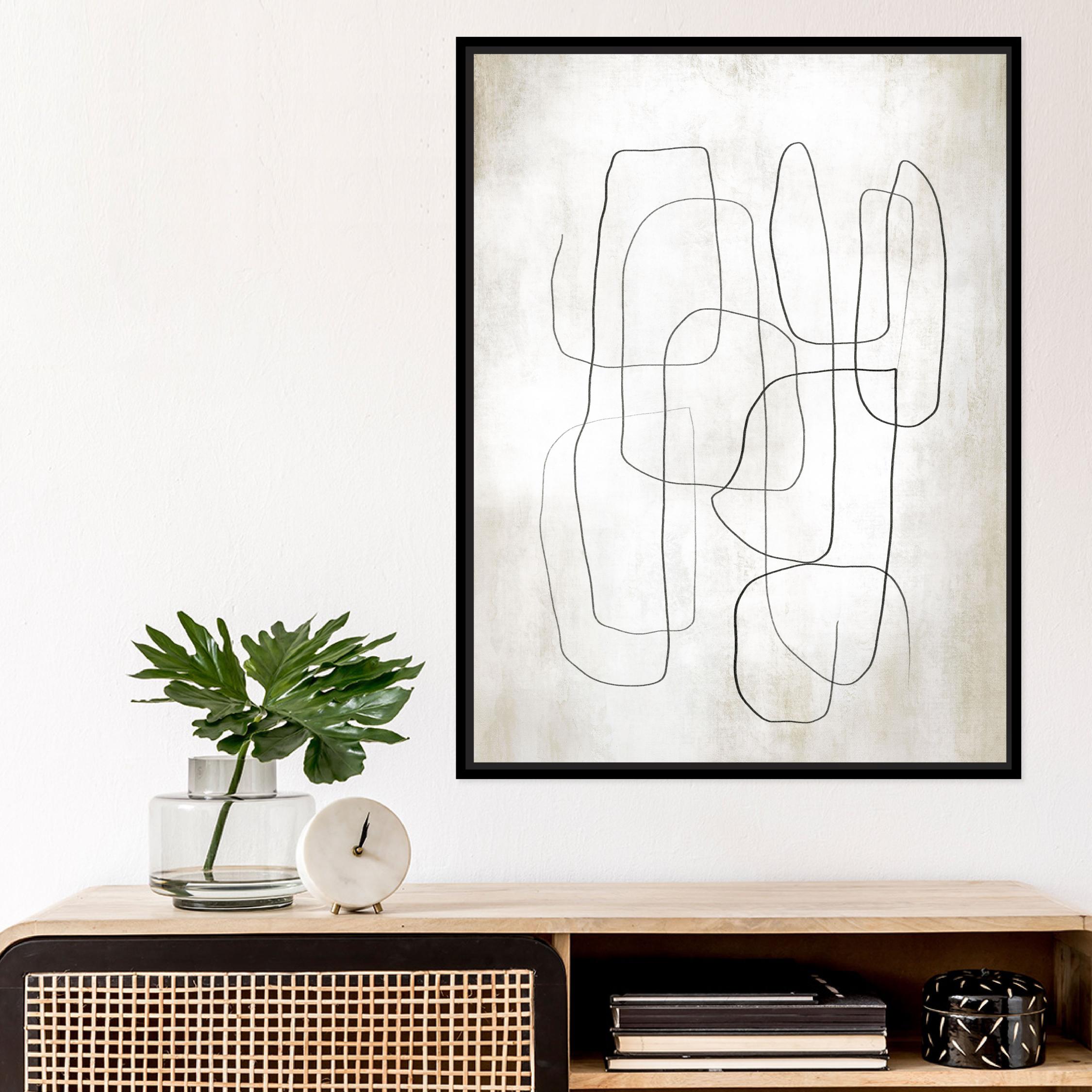 Fina I Portrait Framed Printed Canvas - Mala Art Co.