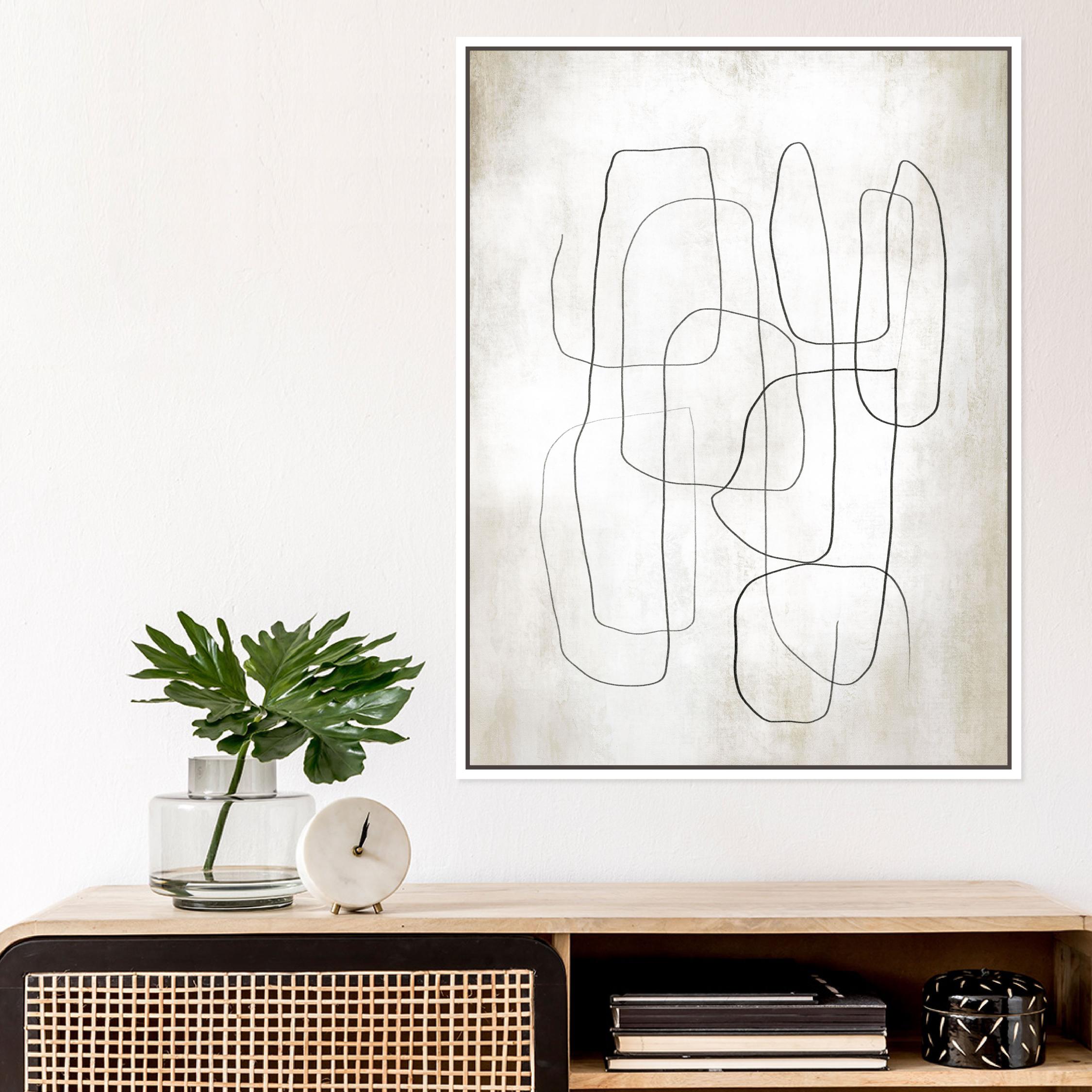 Fina I Portrait Framed Printed Canvas - Mala Art Co.