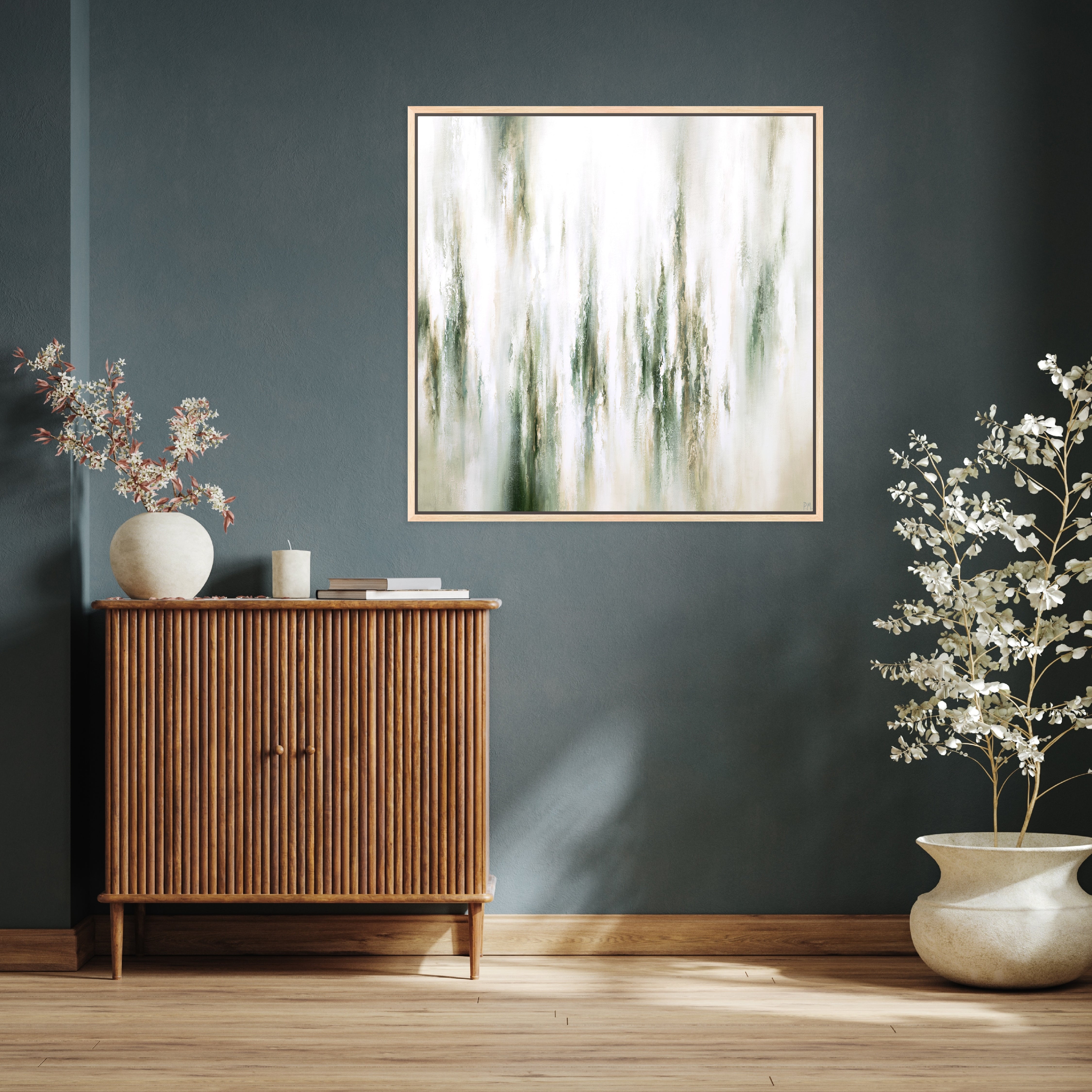 Aspire Square Framed Printed Canvas - Mala Art Co.