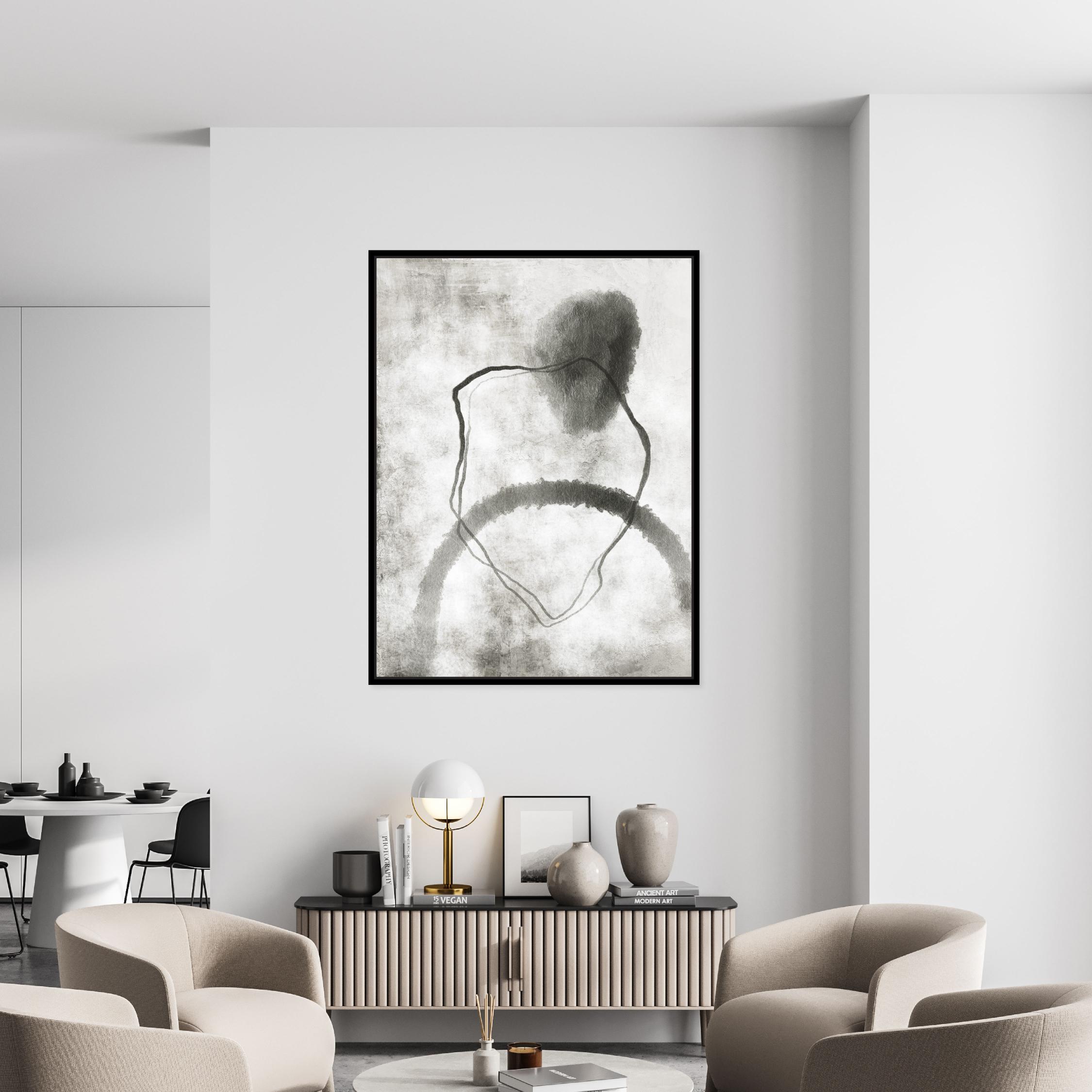 Novu Portrait Framed Printed Canvas - Mala Art Co.