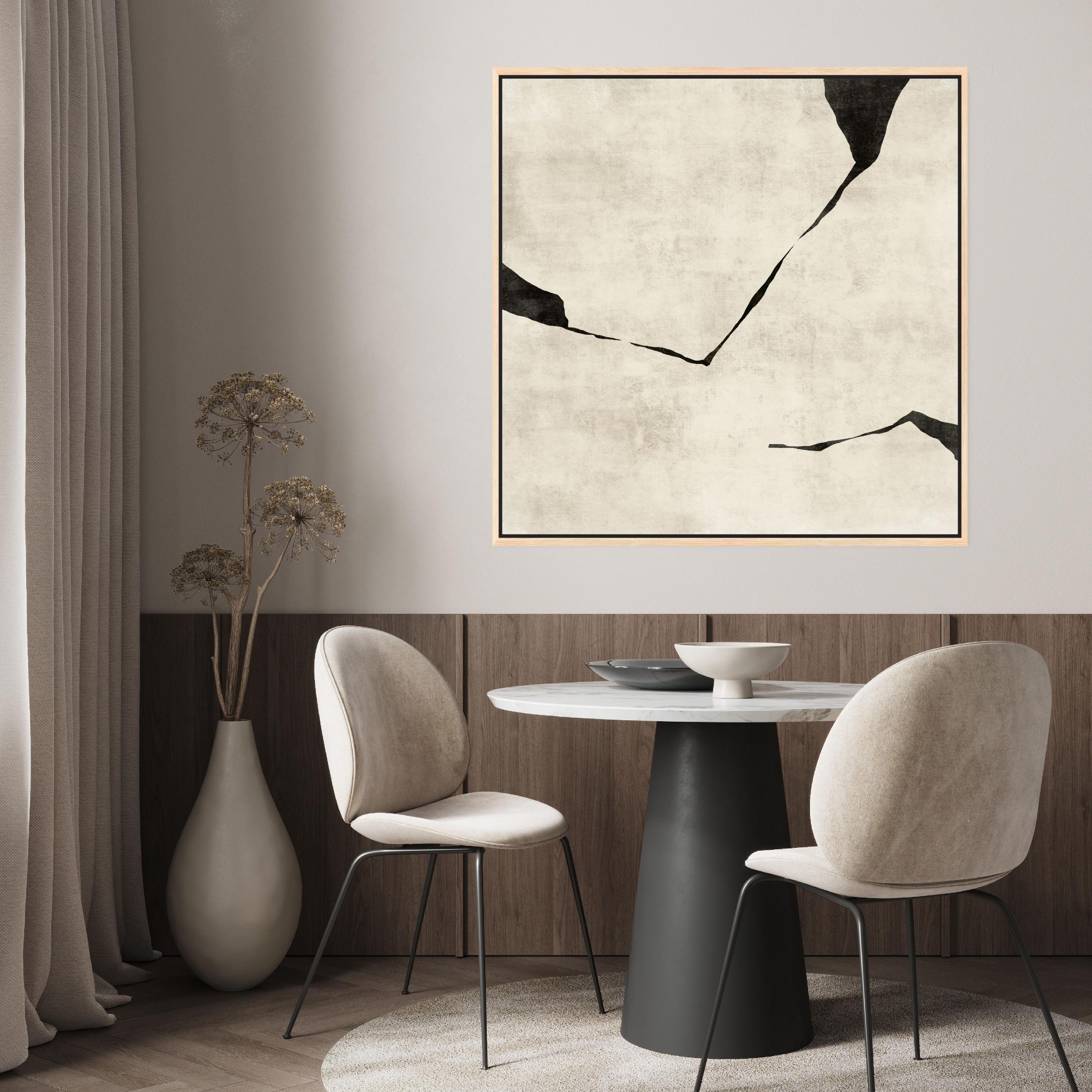 Oslo III Square Framed Printed Canvas - Mala Art Co.