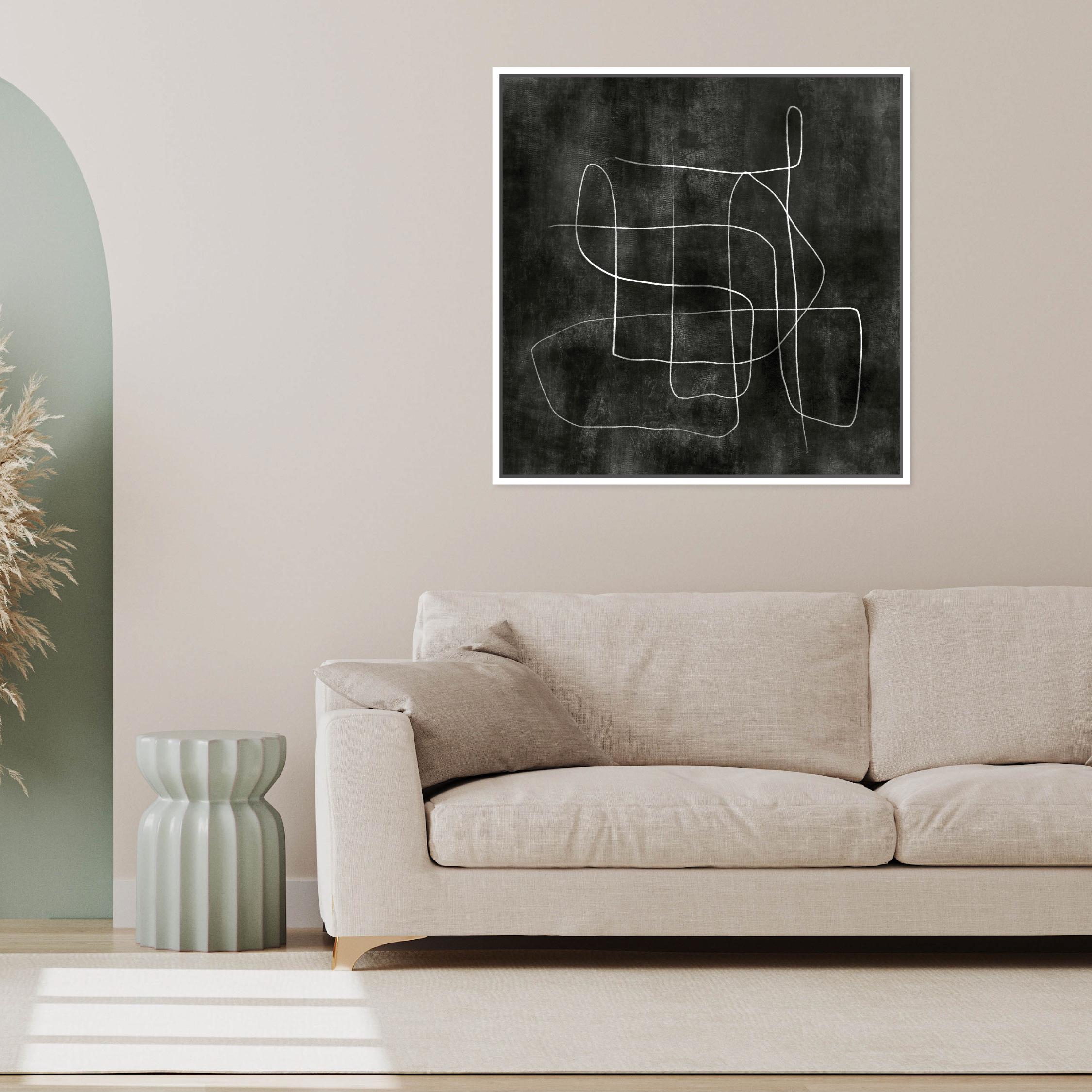 Sonata Square Framed Printed Canvas - Mala Art Co.