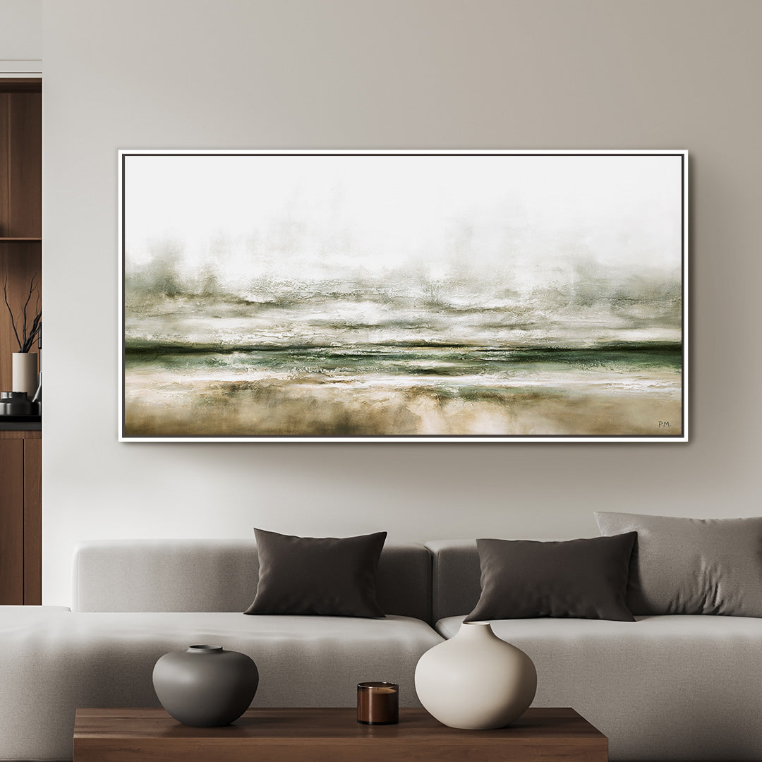 Moods Panoramic Framed Printed Canvas - Mala Art Co.