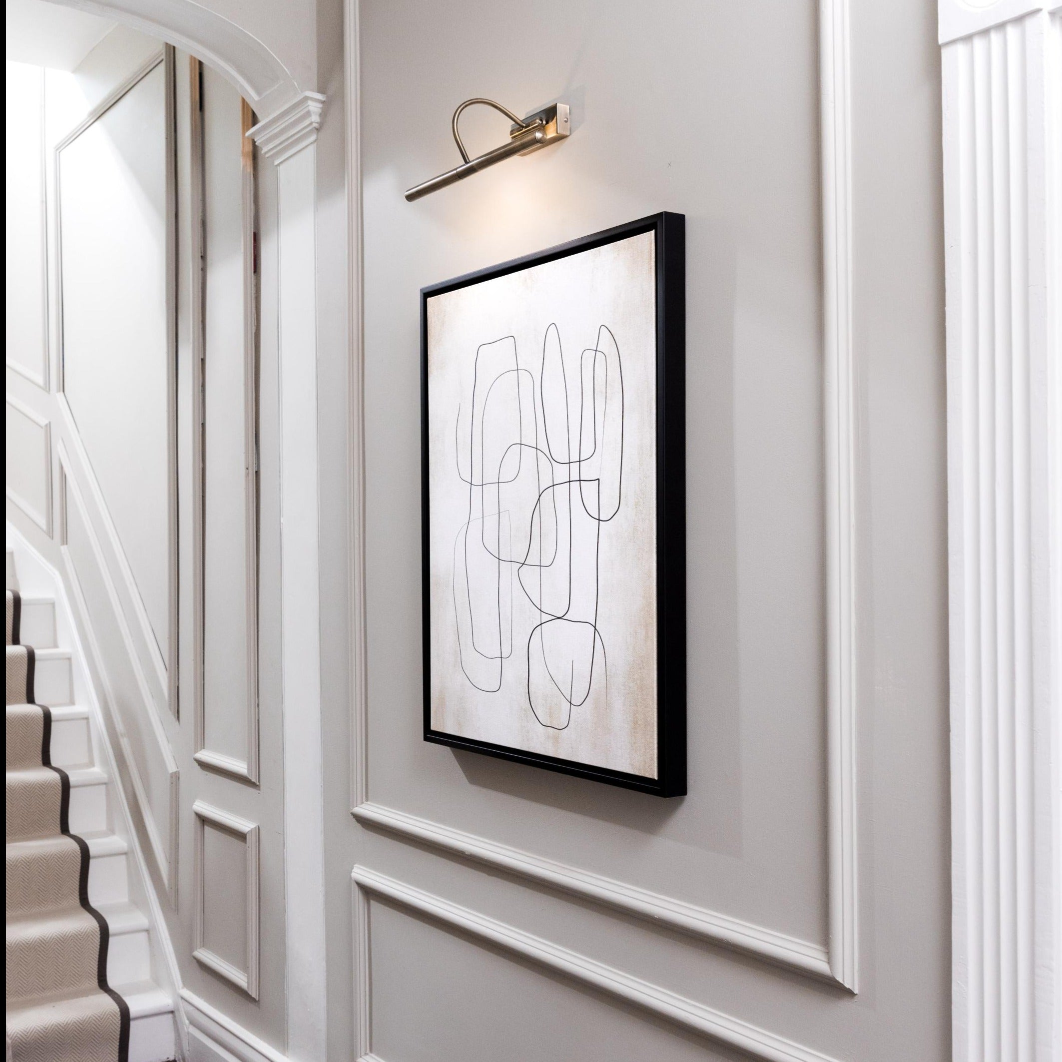 Fina I Square Framed Printed Canvas - Mala Art Co.