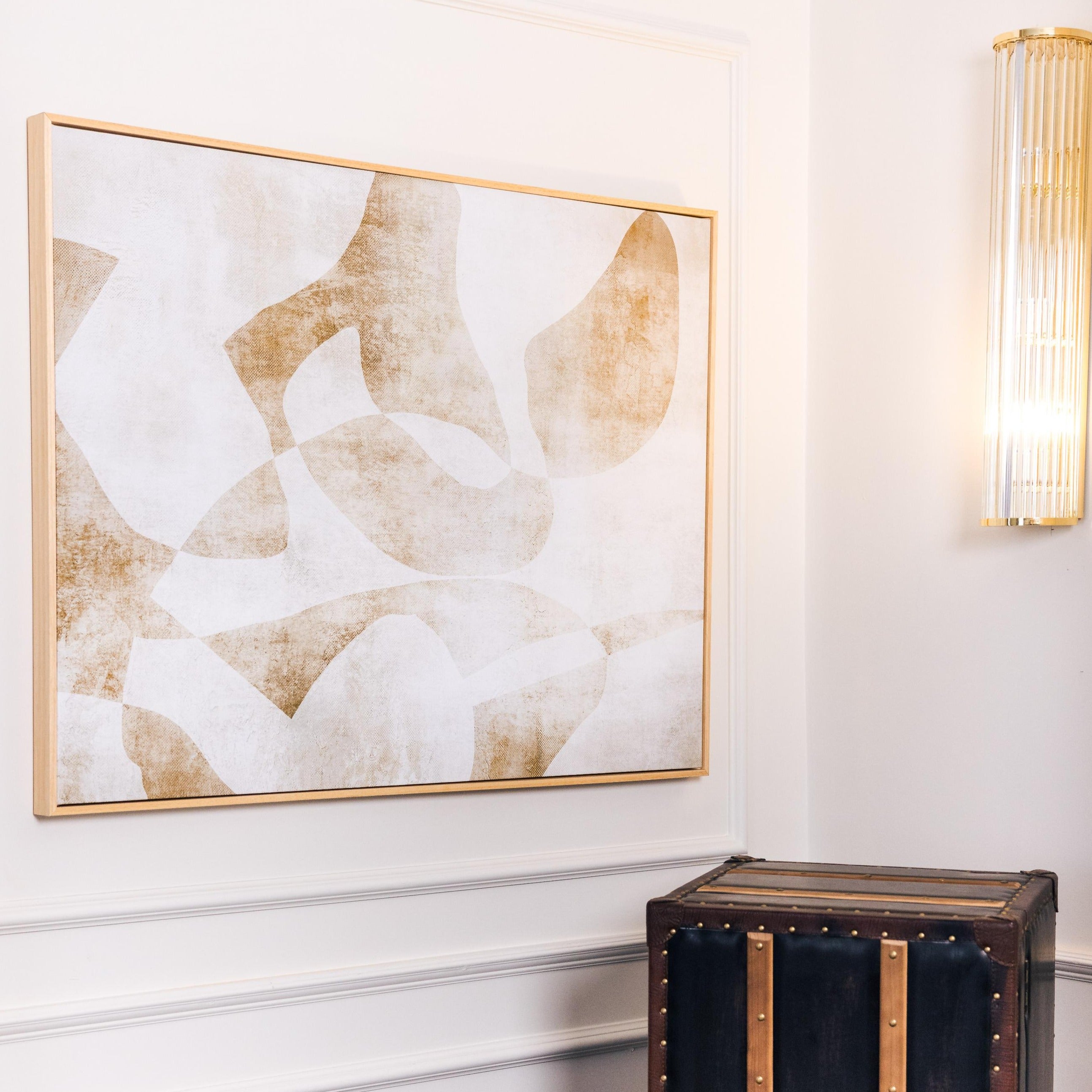 Instrumental Landscape Framed Printed Canvas - Mala Art Co.