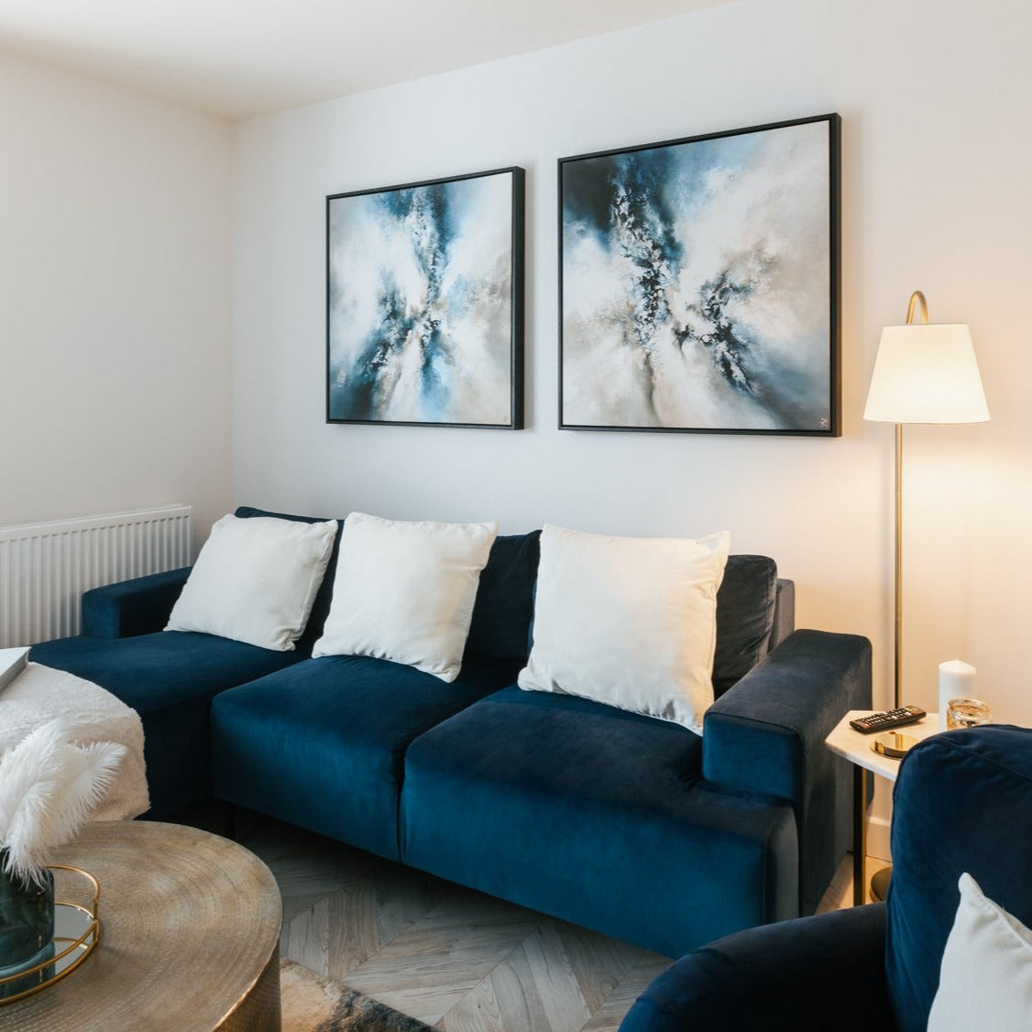 Unbound Square Framed Canvas Set of 2 - Mala Art Co.