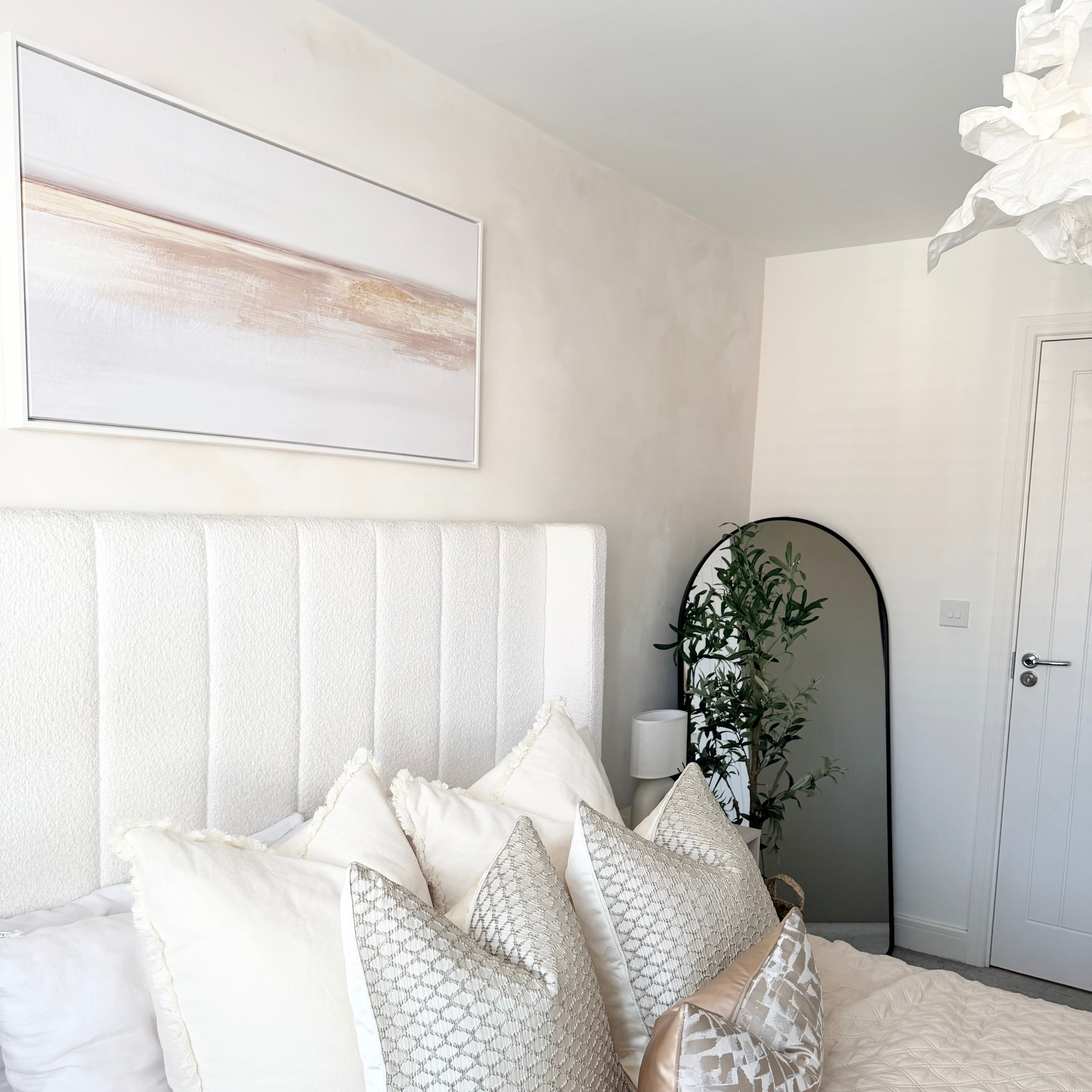 Gold Light Panoramic Framed Printed Canvas - Mala Art Co.