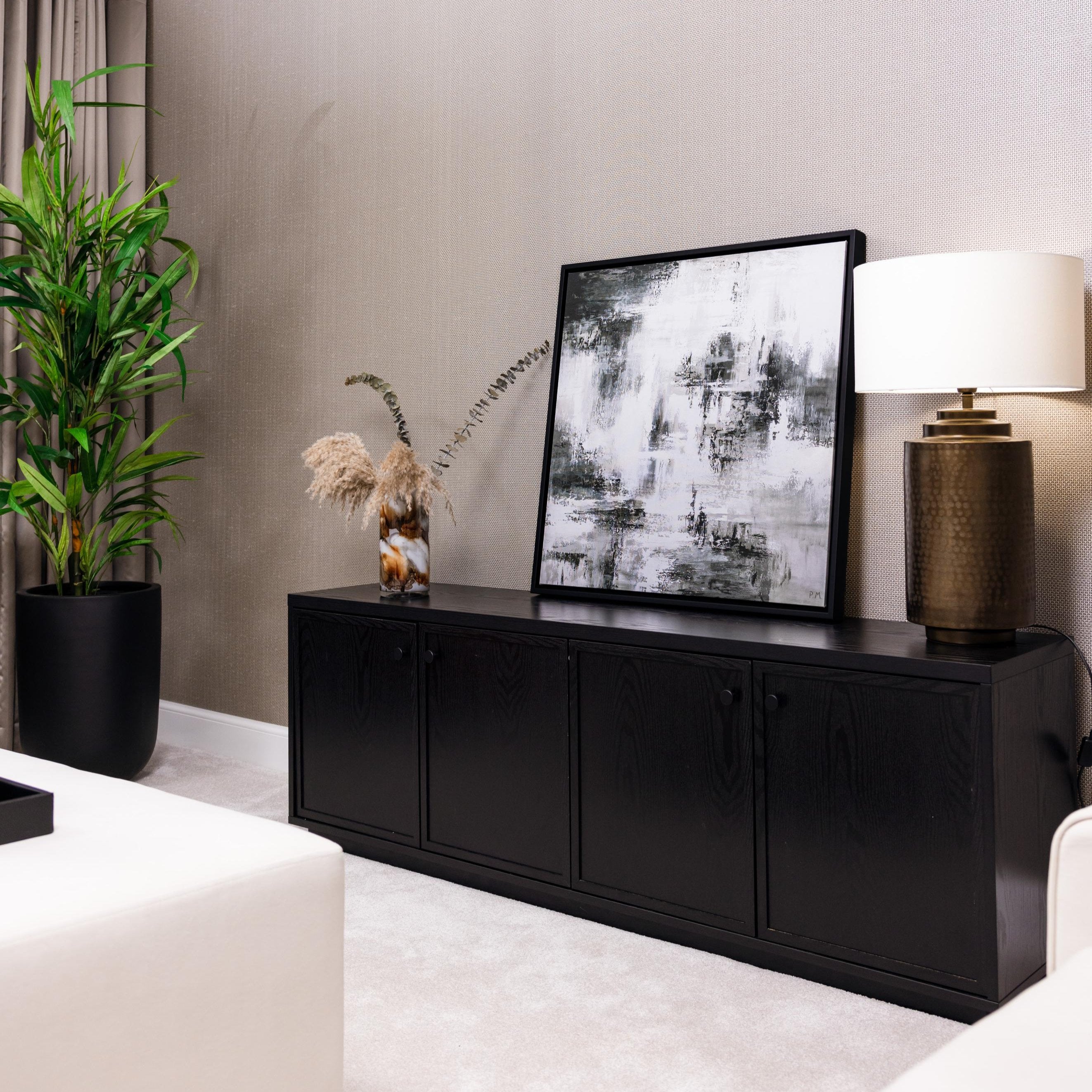 Libra Square Framed Printed Canvas - Mala Art Co.