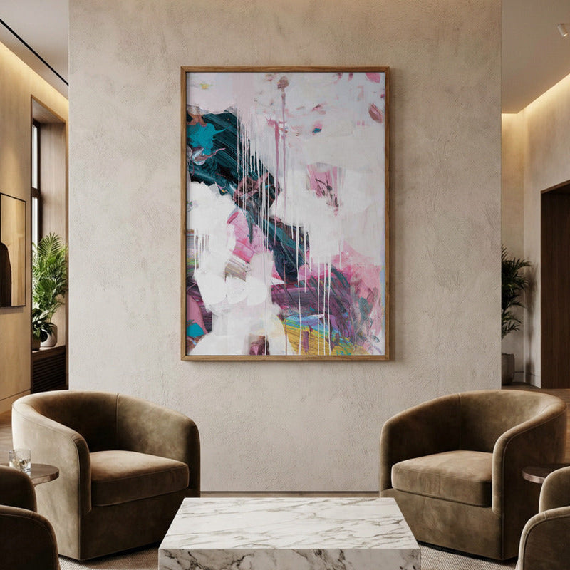 Statement Portrait Framed Printed Canvas - Mala Art Co.