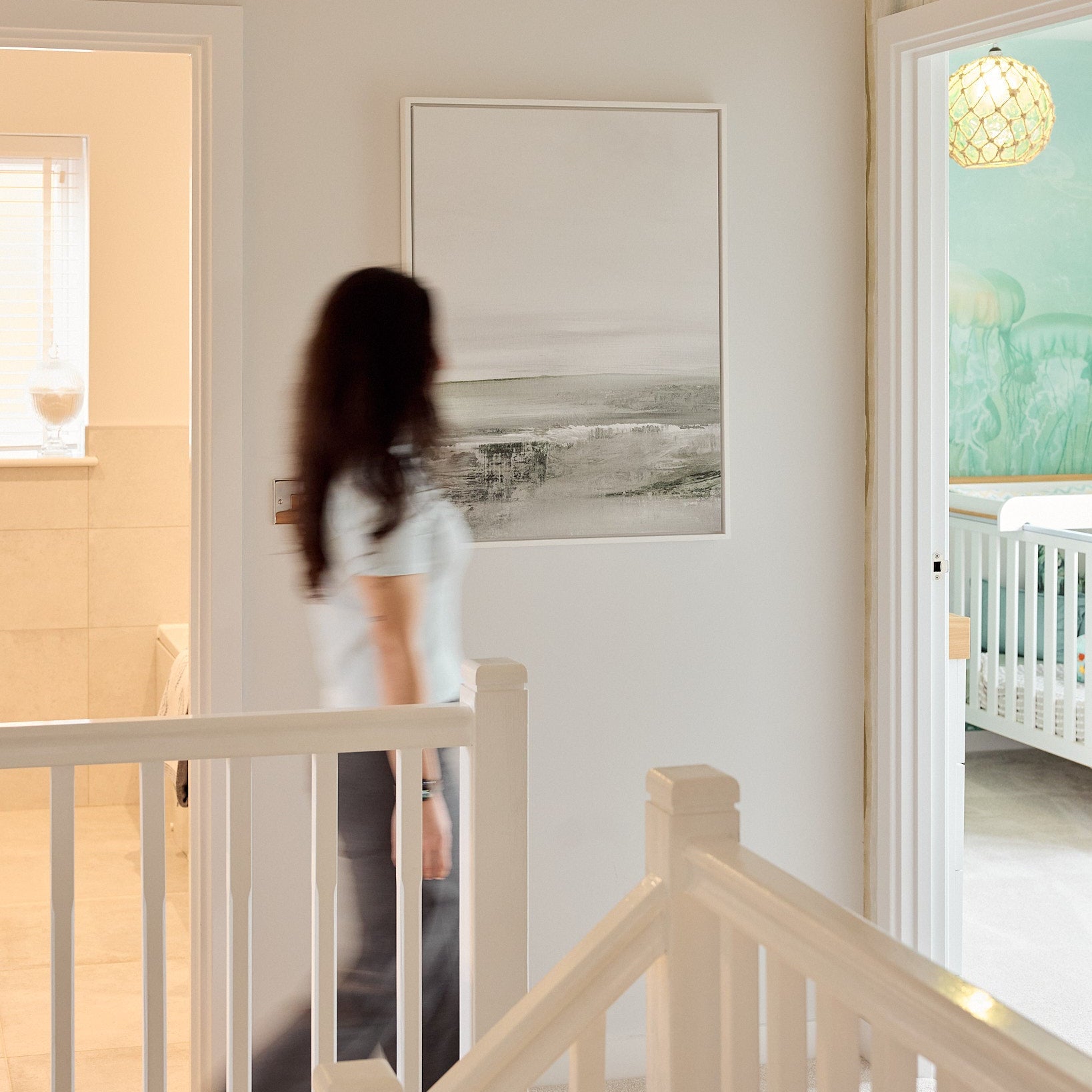 Light Dawn 1 Framed Printed Canvas - Mala Art Co.