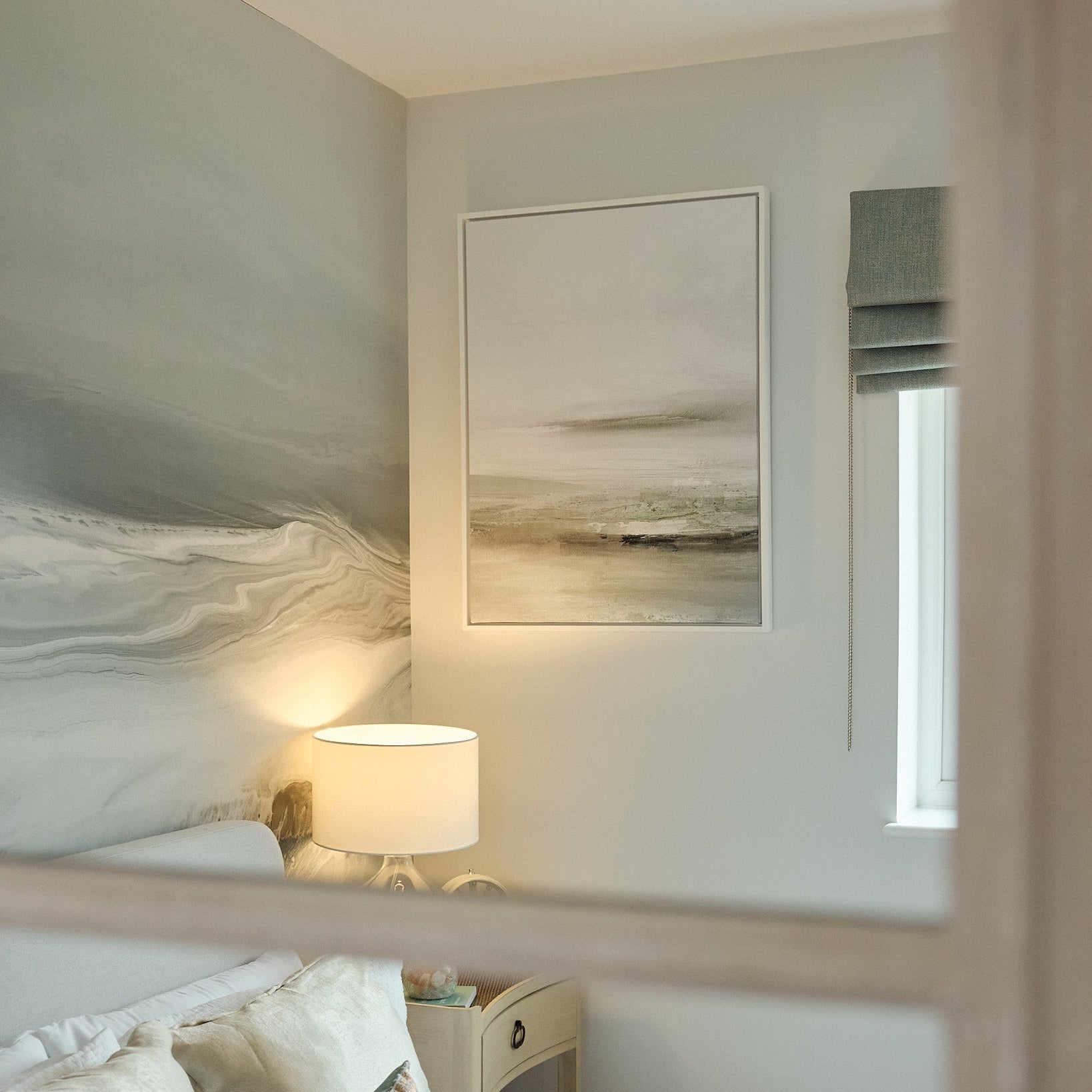 Light Dawn 2 Framed Printed Canvas - Mala Art Co.