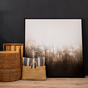 Rustica Square Framed Printed Canvas - Mala Art Co.