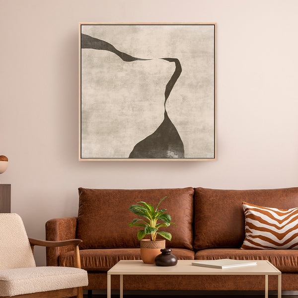 Gigi III Square Framed Printed Canvas - Mala Art Co.