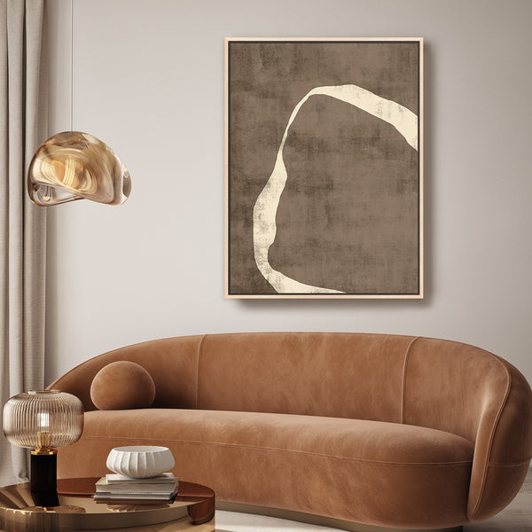 Moko II Portrait Framed Printed Canvas - Mala Art Co.