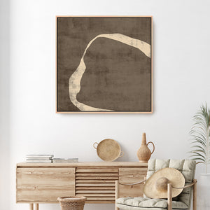 Moko II Square Framed Printed Canvas - Mala Art Co.