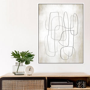 Fina I Portrait Framed Printed Canvas - Mala Art Co.