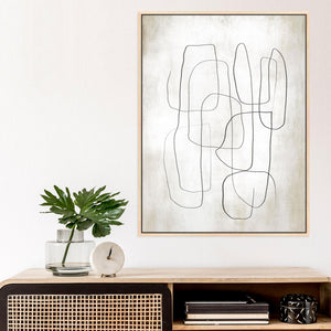 Fina I Portrait Framed Printed Canvas - Mala Art Co.