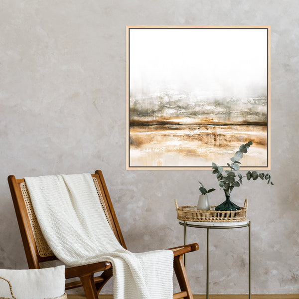 Embers Square Framed Printed Canvas - Mala Art Co.