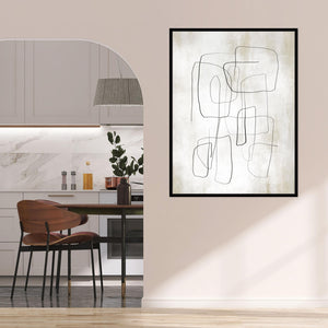 Fina II Portrait Framed Printed Canvas - Mala Art Co.