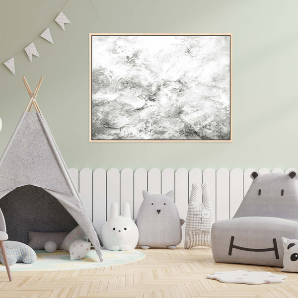 Luna Landscape Framed Printed Canvas - Mala Art Co.