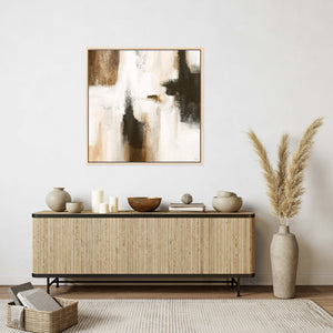 Casa I Square Framed Printed Canvas - Mala Art Co.