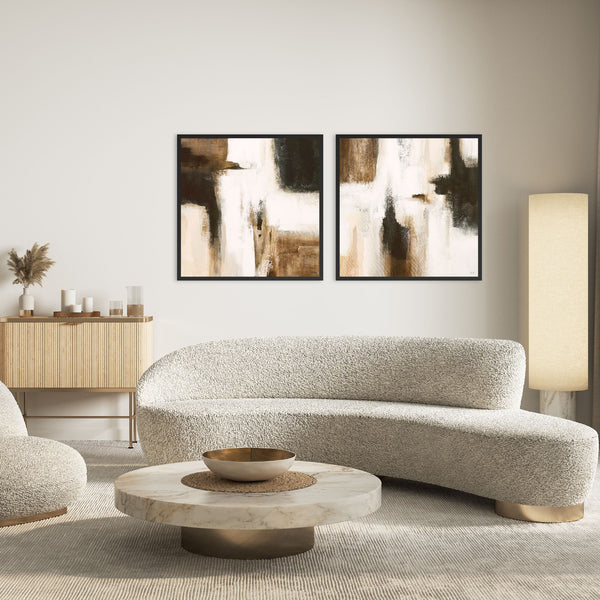 Casa I Square Framed Printed Canvas - Mala Art Co.