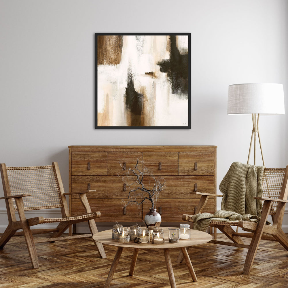 Casa I Square Framed Printed Canvas - Mala Art Co.