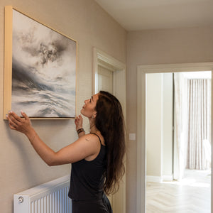Coastal Light Landscape Framed Printed Canvas - Mala Art Co.