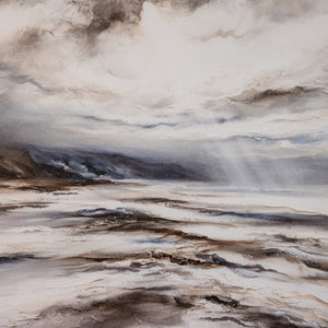 Coastal Light Landscape Framed Printed Canvas - Mala Art Co.
