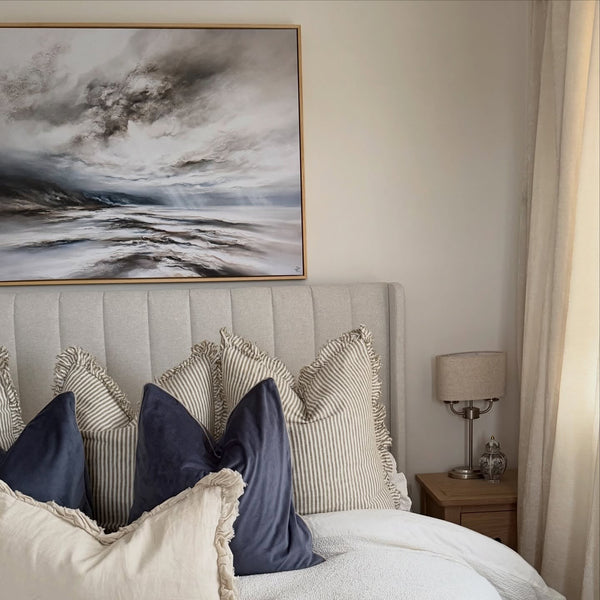 Coastal Light Landscape Framed Printed Canvas - Mala Art Co.