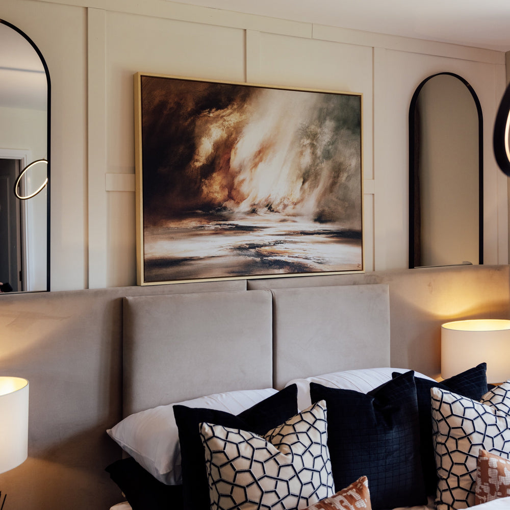 Light Within Landscape Framed Printed Canvas - Mala Art Co.