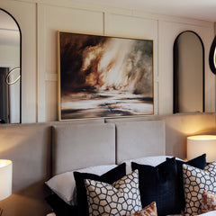 Light Within Landscape Framed Printed Canvas - Mala Art Co.