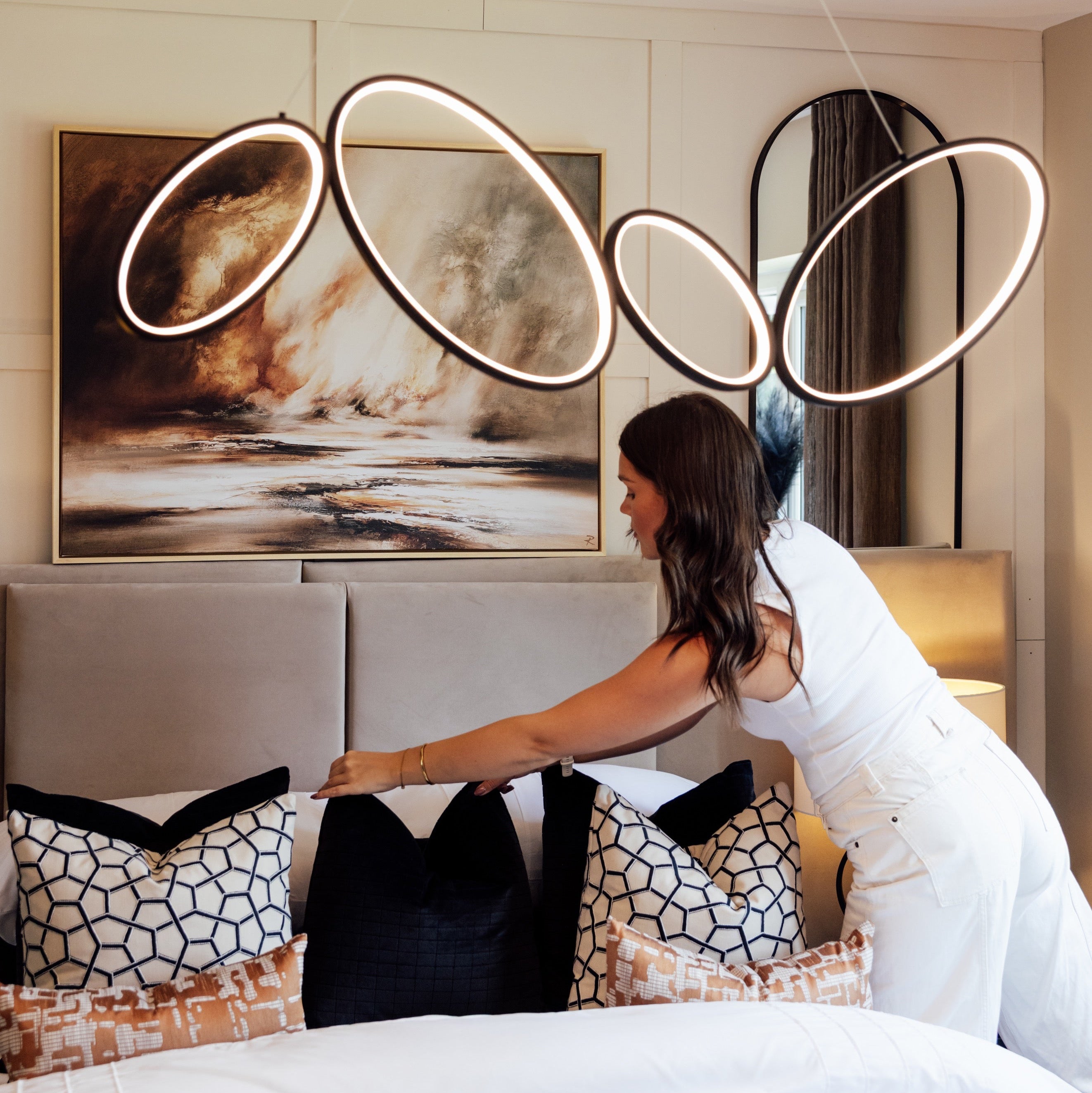Light Within Landscape Framed Printed Canvas - Mala Art Co.